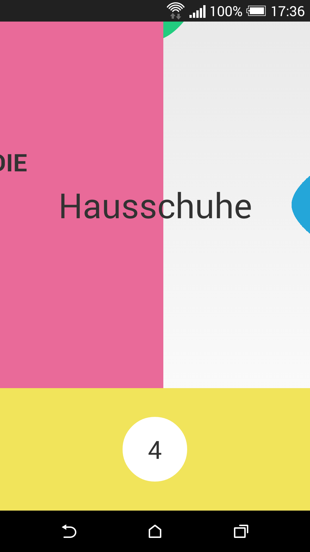 Android application DER DIE DAS screenshort