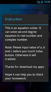 Math Equation Solver - screenshot thumbnail