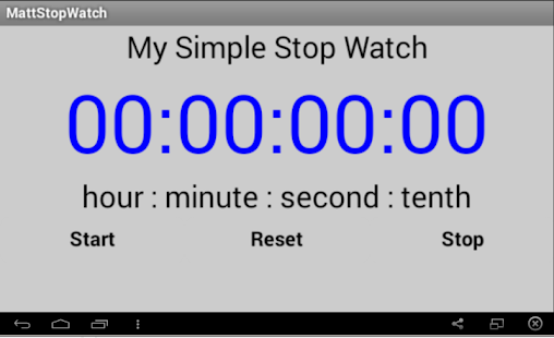 Free Simple Stop Watch APK
