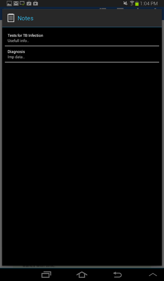   CDC LTBI – posnetek zaslona 