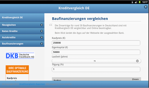 【免費財經App】Kreditvergleiche DE-APP點子