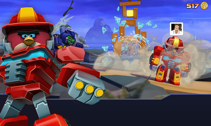   Angry Birds Transformers: captura de tela 