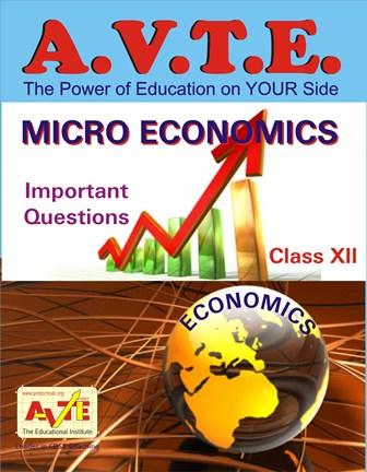 CBSE CLASS XII ECONOMICS AVTE