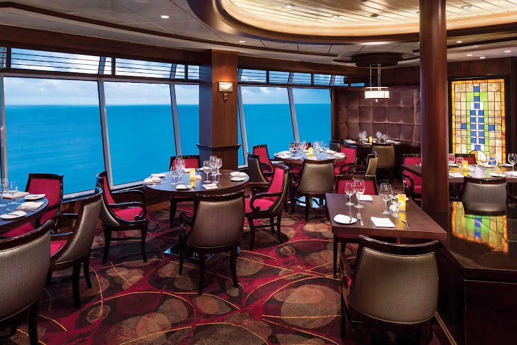 Reservations are required for Chops Grille, Navigator of the Seas' popular steakhouse on deck 11.