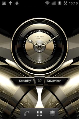 Savin Designer Clock Widget Screen 2