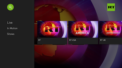 RT News for Android TV