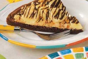 Peanut Butter Brownie Pizza