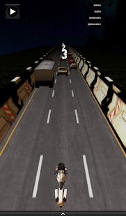 3D Night Motorcycle Racing