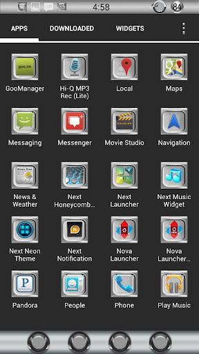 Giniro Launcher adw apex nova