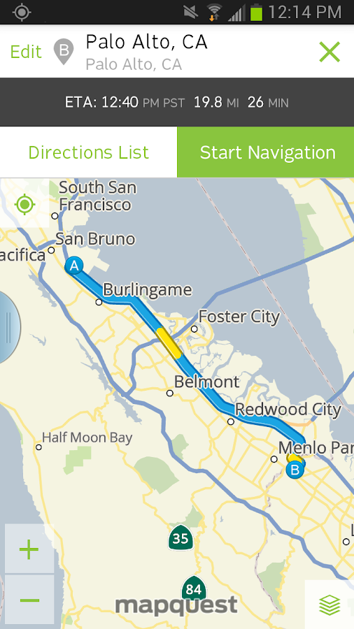 MapQuest: Maps, GPS & Traffic - screenshot