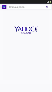 Screenshot dell'applicazione Android Yahoo Search: Your Daily Hub