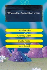 SpongeBob Trivia Game