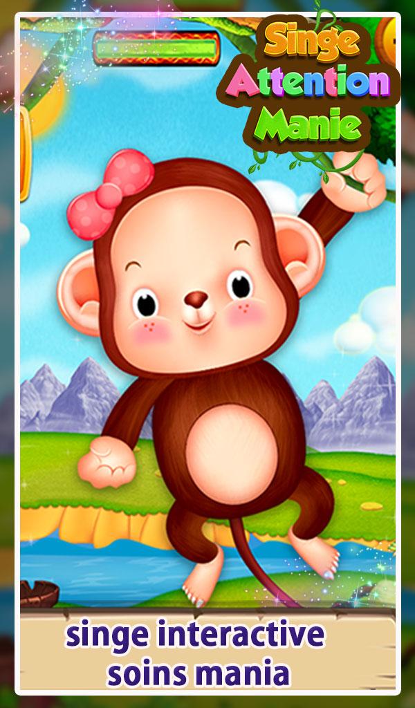 Android application Monkey caring Mania screenshort