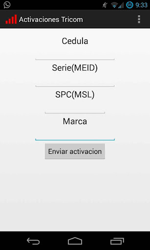Activaciones Tricom