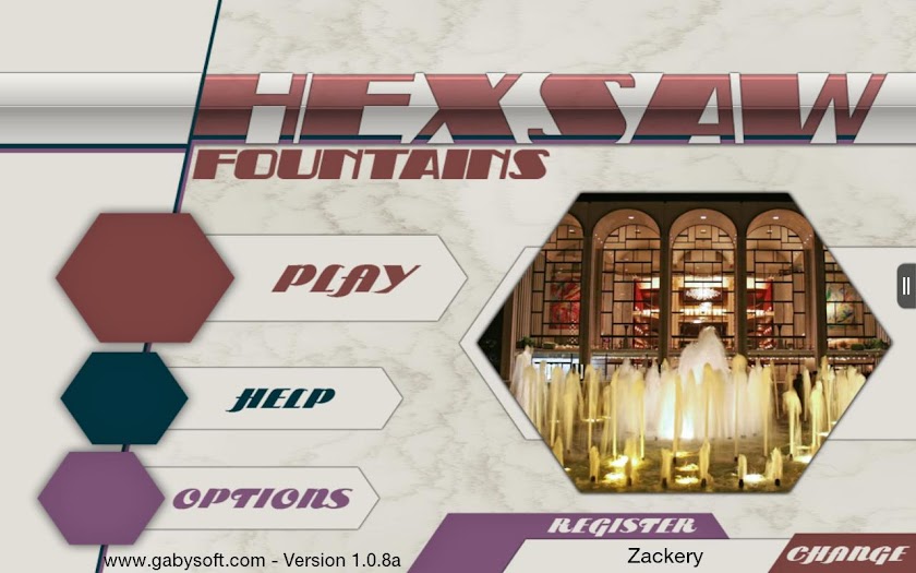 HexSaw - Fountains Screen 1
