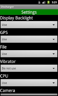 Discharger Screen 2