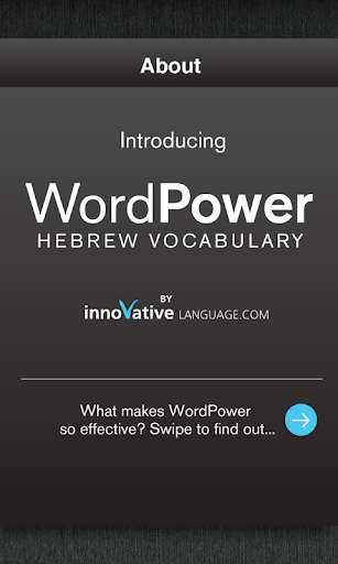 Learn Hebrew WordPower