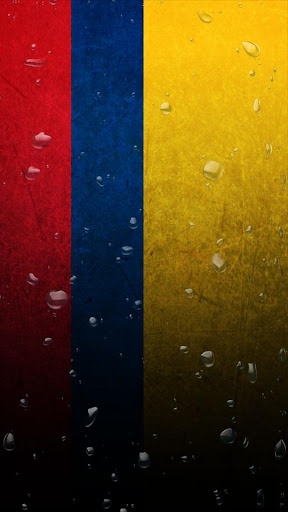 Colombia flag water effect LWP