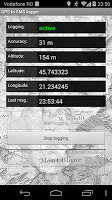 GPS to SMS logger APK ภาพหน้าจอ #1