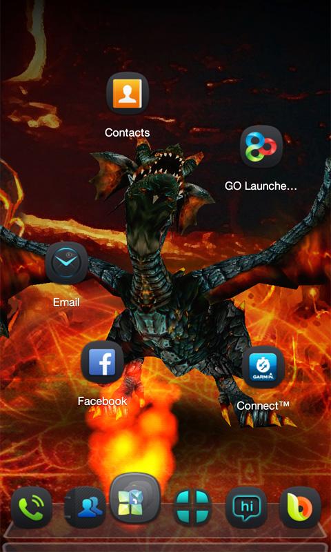 Fire Dragon Next 3D LWP Screen 2