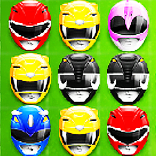 Colored Rangers match game LOGO-APP點子