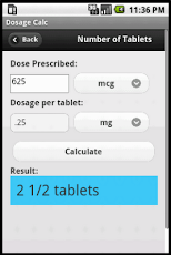 Dosage Calc