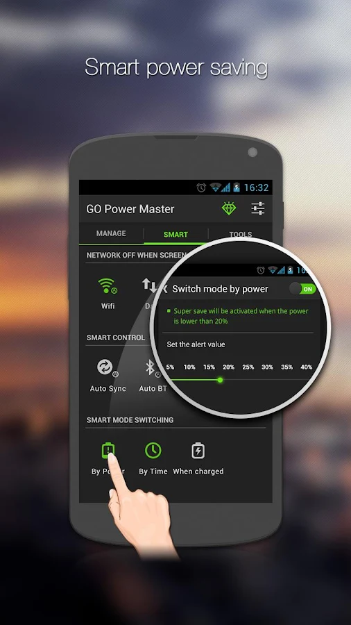 GO Battery Saver &Power Widget - screenshot