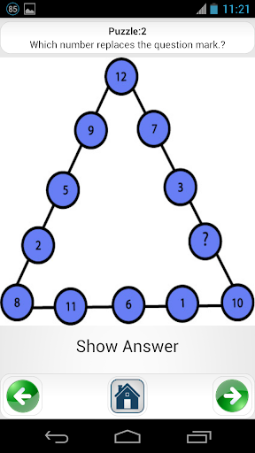 Number Puzzle to Sharpen Brain