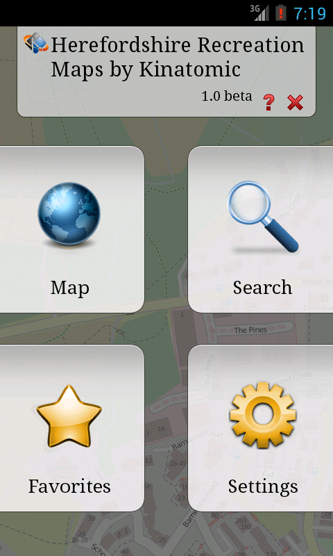 Android application Surrey PathFinder screenshort