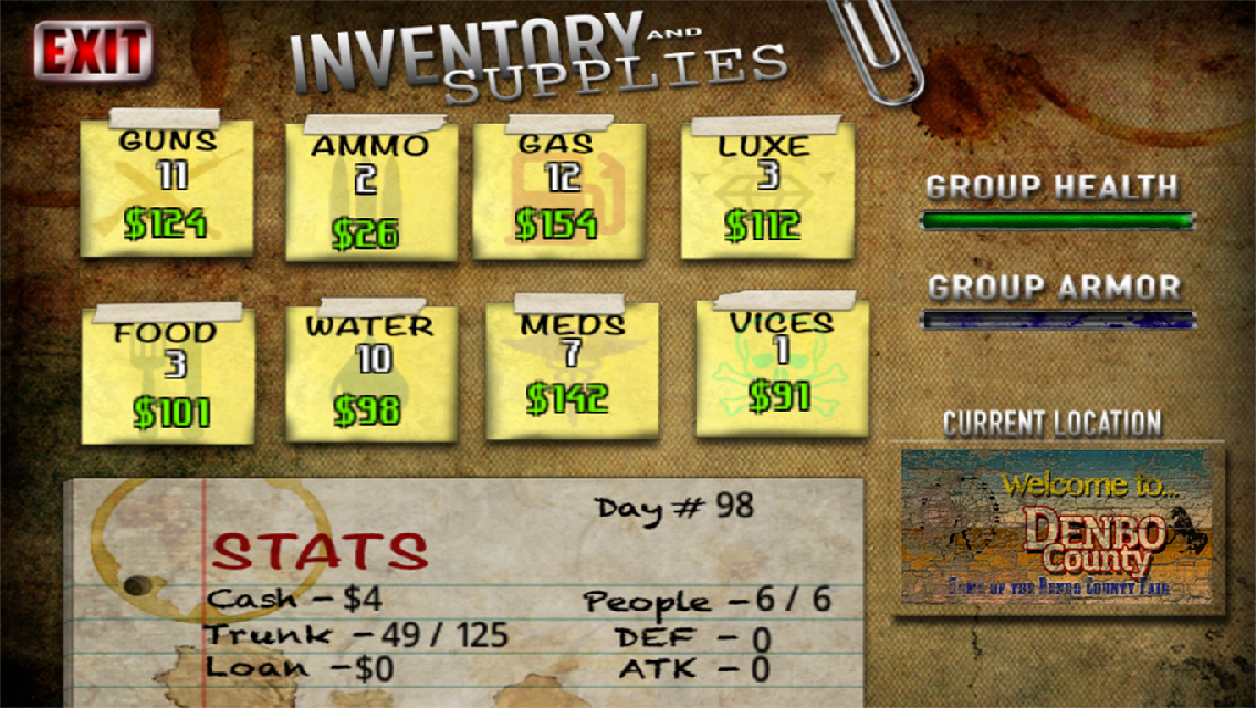 Zombie Supply Trader - screenshot