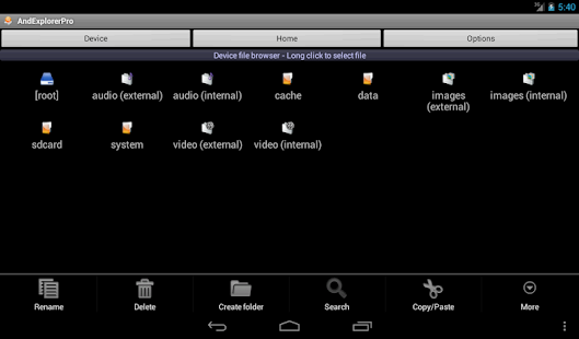 AndExplorerPro (file manager) - screenshot thumbnail