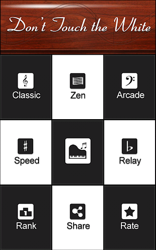 Don't tap White Tiles: Piano