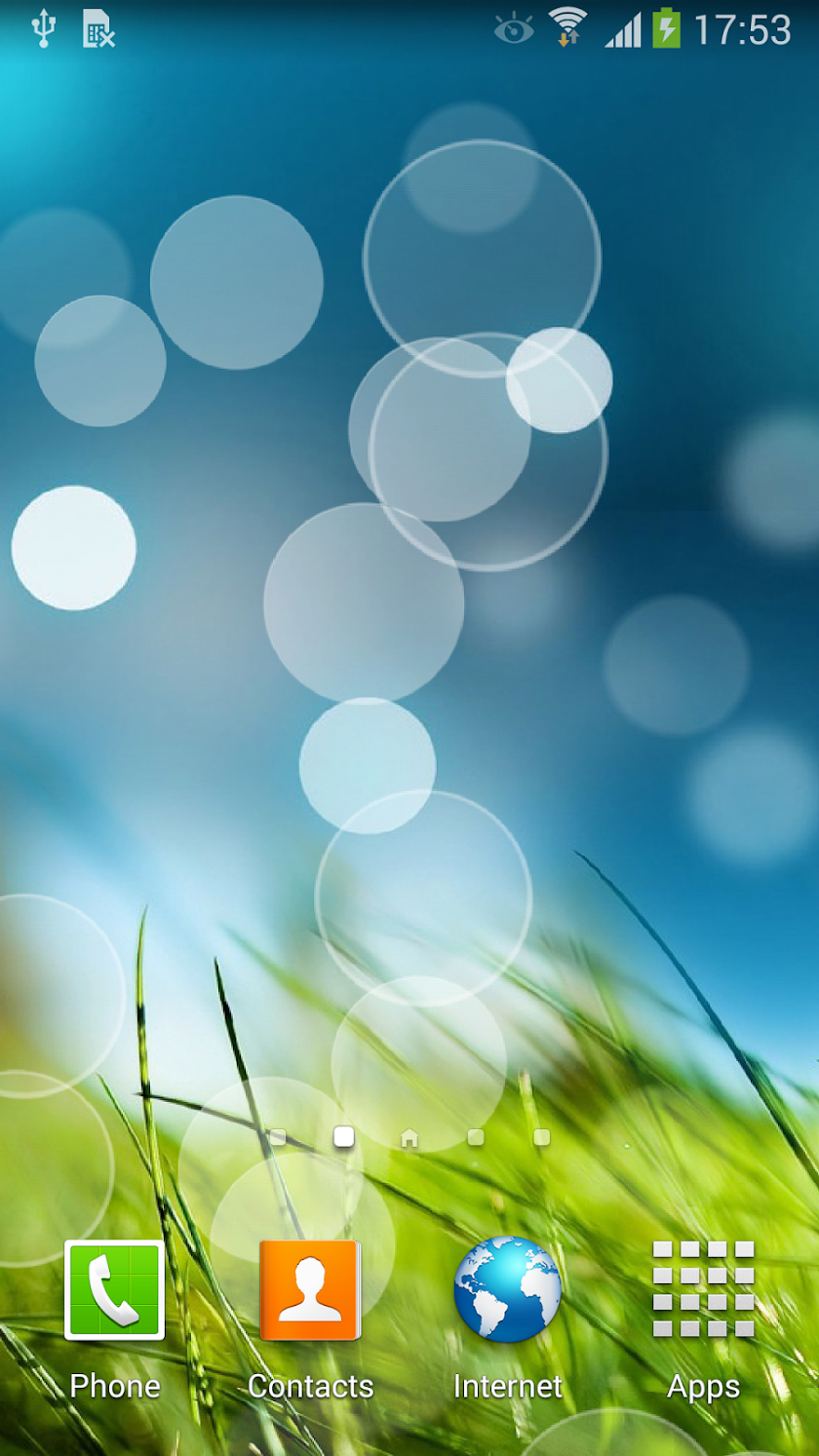 3D Bokeh Live Wallpaper Screen 3