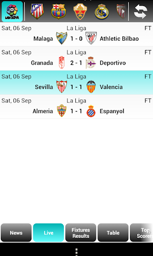 La Liga Live Score