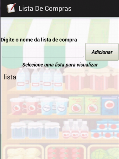 Lista de compras WGA