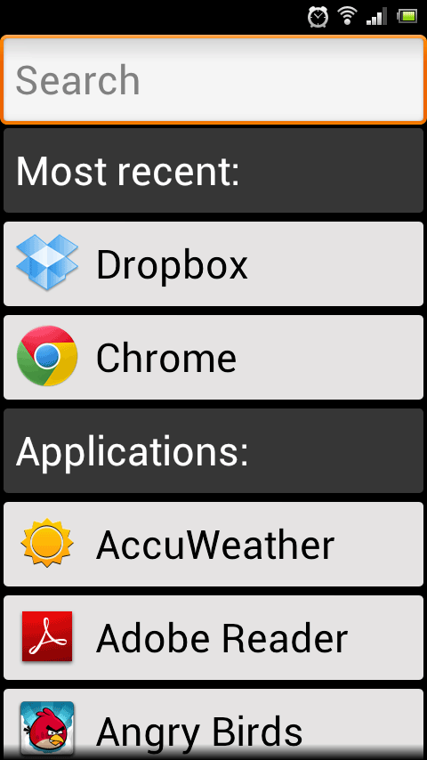    BIG Launcher- screenshot  