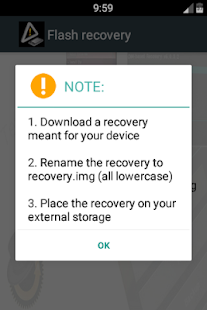 Free Download Recovery Flasher APK