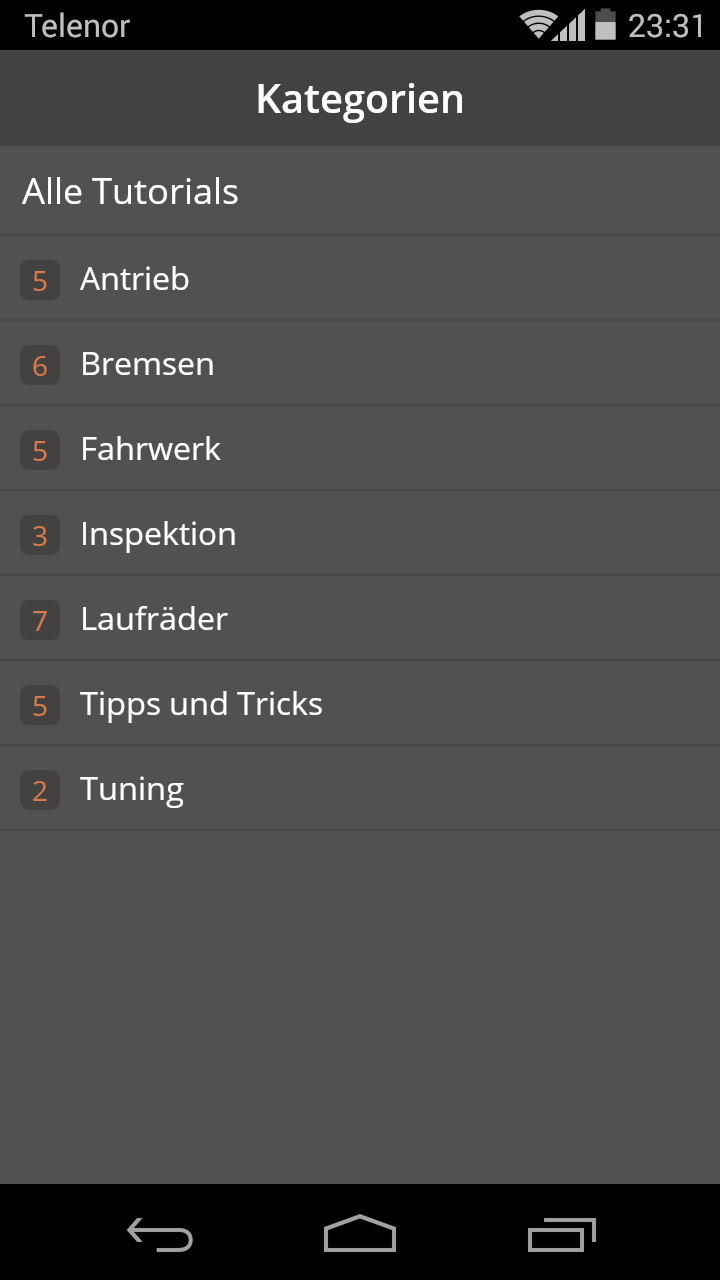 MountainBIKE Werkstatt Screen 1