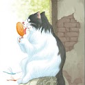 a cartoon爱漫画-牛猫第2话 logo