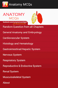 Anatomy MCQs Quiz App for Android icon