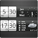 Sense Analog Small Clock 4x1 icon