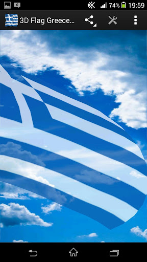 3D Flag Greece LWP