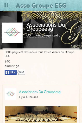 Associations du Groupe ESG