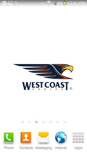 West Coast Eagles SpinningLogo