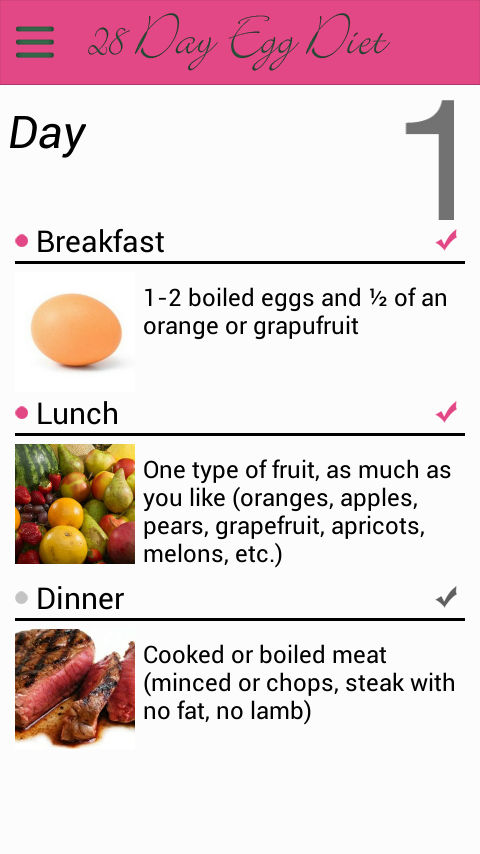 28 Day Diet Eggs And Oranges