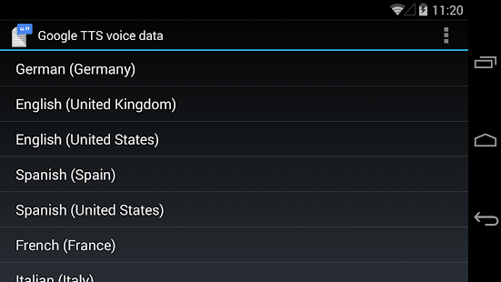 Conv. de texto em voz Google - screenshot thumbnail