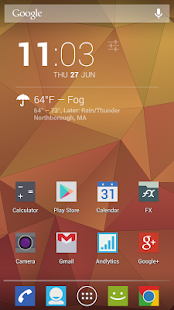 Nexus Triangles LWP - screenshot thumbnail