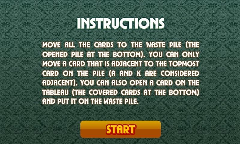 Android application Tri Peaks Solitaire Premium screenshort