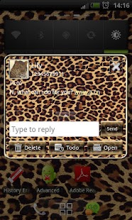 How to install Leopard GO SMS Pro theme lastet apk for bluestacks