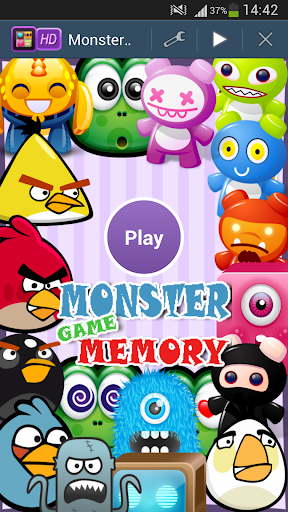 Monster Memory Game For Kid